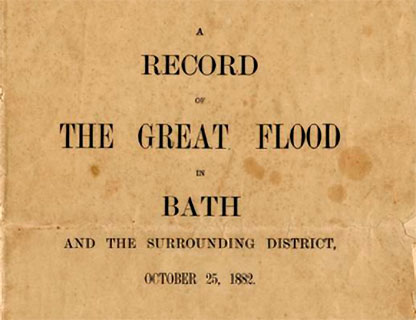 Record of 1882 flood